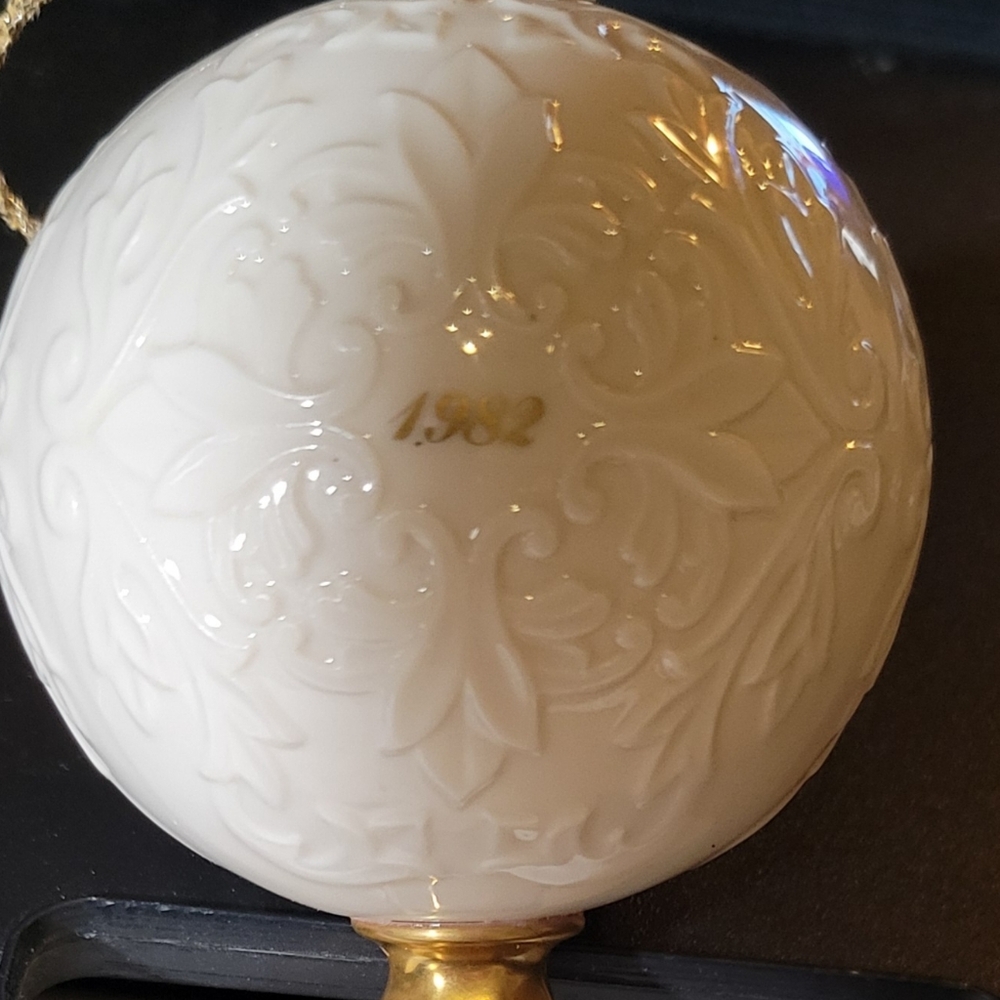 First Annual Lenox Christmas Ball 1982, in excellent condition!